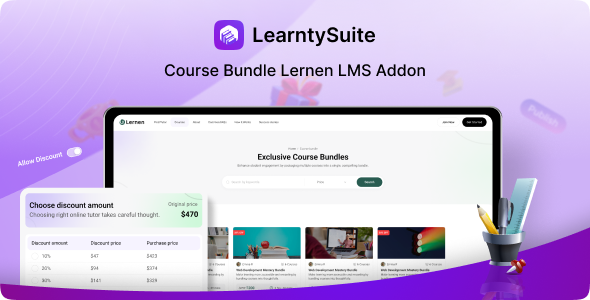 Learnty Suite – Course Bundle Addon for Lernen LMS - CodeCanyon Item for Sale