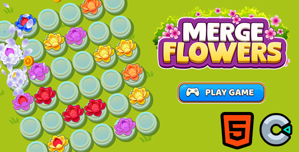 Merge Flowers - Html5 (Construct3) - CodeCanyon Item for Sale