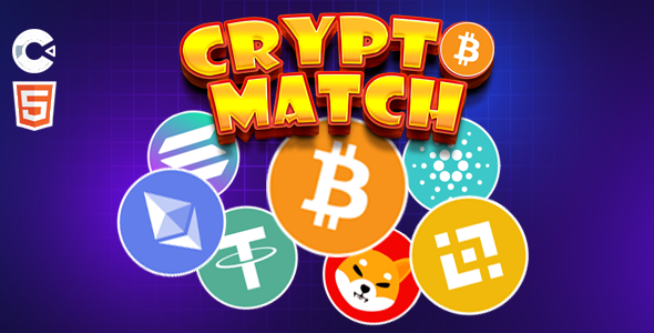 Crypto Match - Construct3 - HTML - CodeCanyon Item for Sale