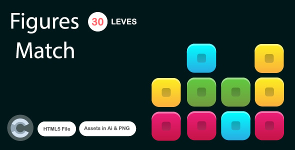 Figures Match | Construct3 | 30 Levels - CodeCanyon Item for Sale