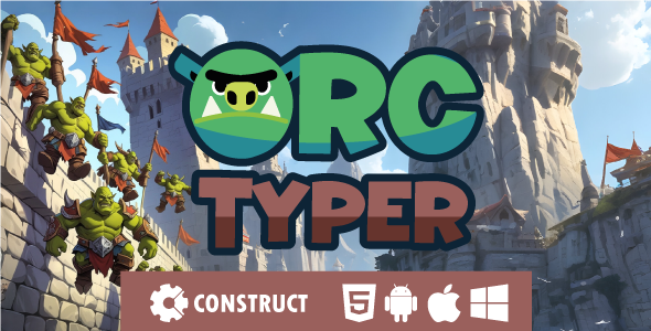 Orc Typer - HTML5 Mobile Game - CodeCanyon Item for Sale