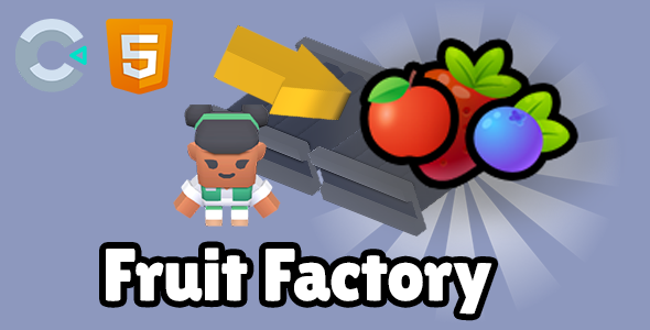 Fruit Factory - Construct 3 - HTML5 - Brain train - CodeCanyon Item for Sale