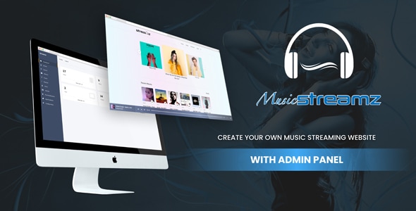 Streamz- A music streaming website with admin panel - CodeCanyon Item for Sale