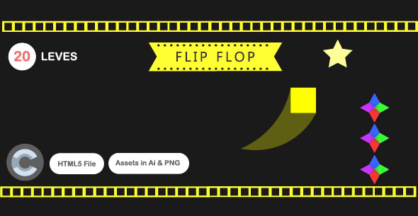 Flip Flop | Construct 3 | 20 Levels - CodeCanyon Item for Sale