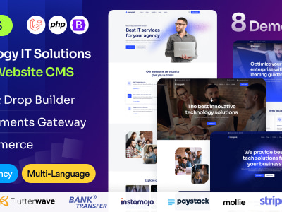 Optech - IT Service and Business Consulting Laravel Script by ThemeDox