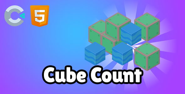 Cube Count - Construct 3 - HTML5 - Brain train - CodeCanyon Item for Sale