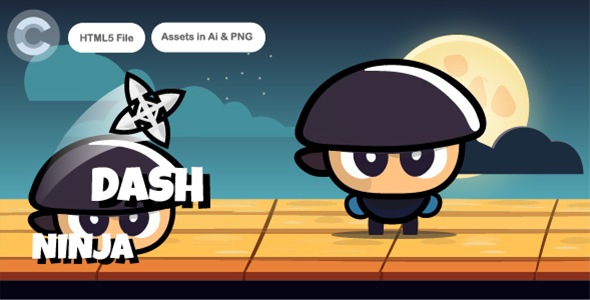 Ninja Dash | Construct 3 - CodeCanyon Item for Sale