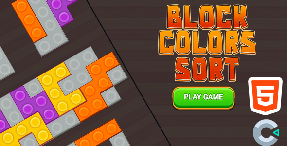Block Colors Sort - Html5 (Construct3) - CodeCanyon Item for Sale