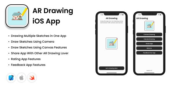 ARDrawing - Augmented Reality Drawing App for iOS - CodeCanyon Item for Sale