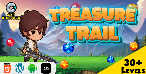 Treasure Trail HTML5 Construct 3 Game - CodeCanyon Item for Sale
