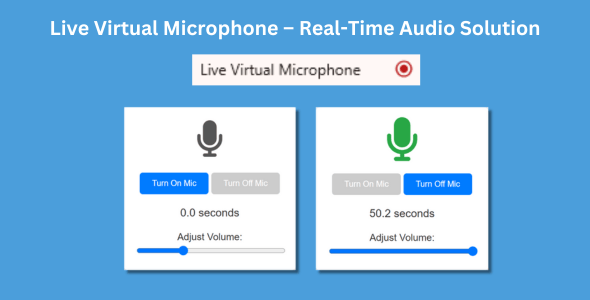 Live Virtual Microphone - CodeCanyon Item for Sale