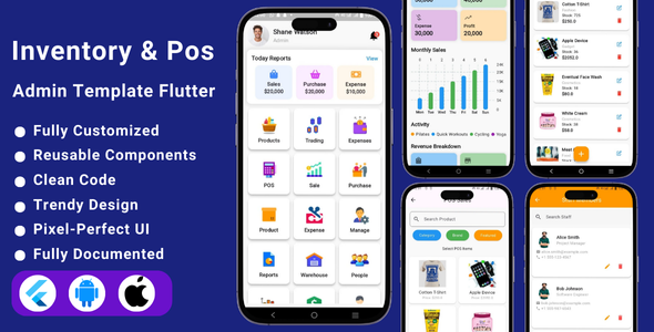 MokPOS | POS & Inventory Admin Flutter Template for Android & iOS - CodeCanyon Item for Sale
