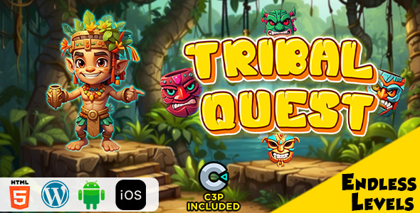Tribal Quest HTML5 Construct 3 Game - CodeCanyon Item for Sale