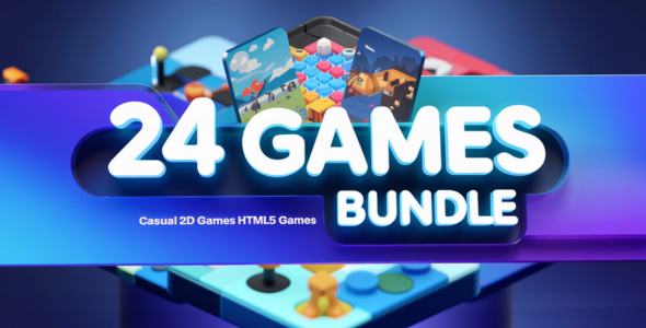 24 HTML5 Games Bundle - CodeCanyon Item for Sale