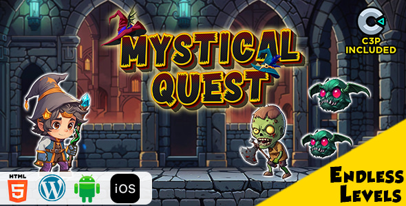 Mystical Quest HTML5 Construct 3 Game - CodeCanyon Item for Sale