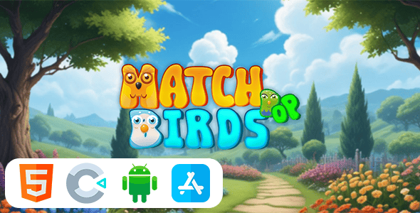Match Pop Birds - HTML5 Construct3 Game - CodeCanyon Item for Sale