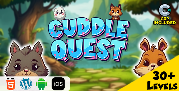 Cuddle Quest HTML5 Construct 3 Game - CodeCanyon Item for Sale