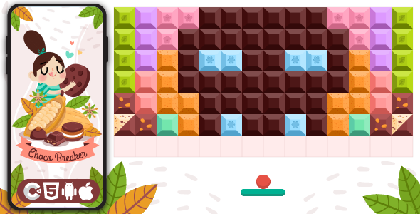 Chocobreaker - HTML5 Game,Construct 3 - CodeCanyon Item for Sale