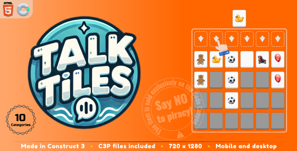 Talk Tiles - HTML5 Casual Game - CodeCanyon Item for Sale