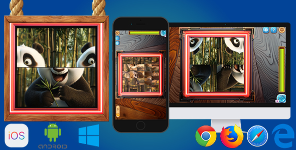 Square Puzzle - HTML5 Game (Phaser 3) - CodeCanyon Item for Sale