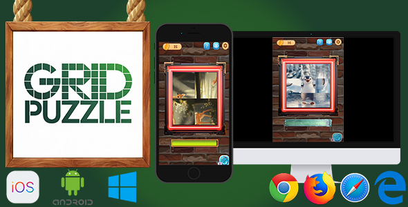 Grid Puzzle - HTML5 Game (Phaser 3) - CodeCanyon Item for Sale