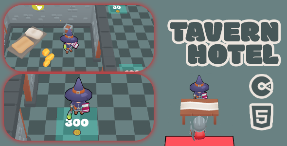 Tavern Hotel - 3D HTML5 Game - Construct 3 - CodeCanyon Item for Sale