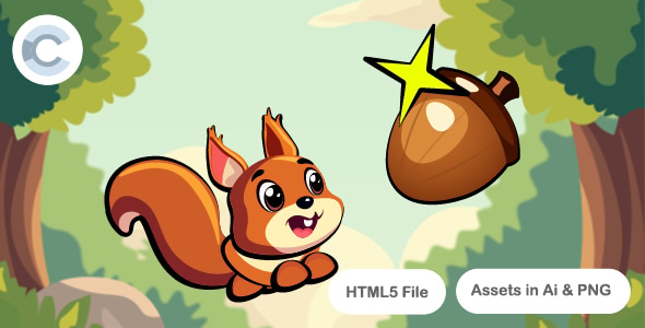 Flying Squirrel | Endless | Construct 3 - CodeCanyon Item for Sale