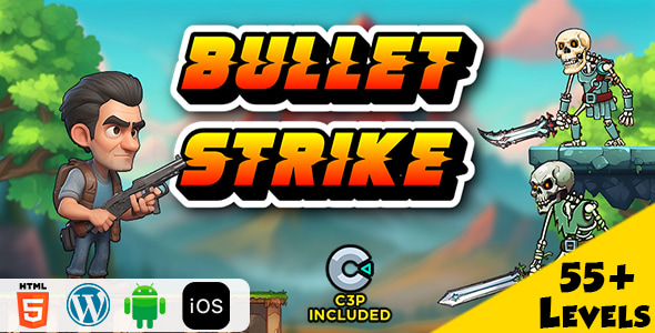 Bullet Strike HTML5 Construct 3 Game - CodeCanyon Item for Sale