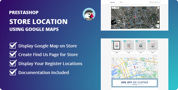 Display Store Location Using Google Maps Module for Prestashop - CodeCanyon Item for Sale