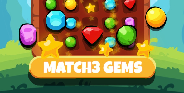 Match3 Gems | Endless | Construct 3 - CodeCanyon Item for Sale