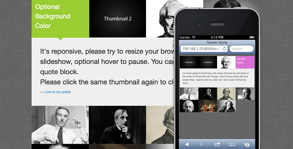 jQuery Responsive Grid Quote - CodeCanyon Item for Sale
