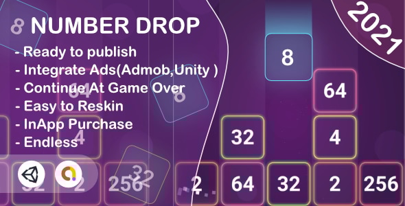 Number Drop(Unity Game+Admob+iOS+Android) - CodeCanyon Item for Sale
