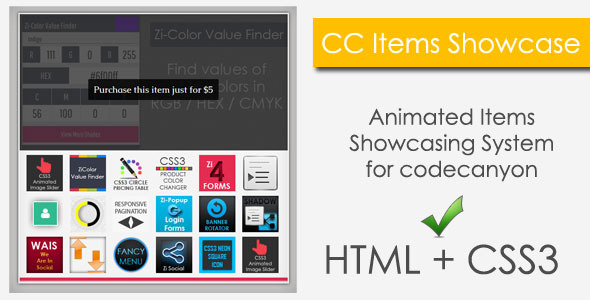 CC Items Showcase - CodeCanyon Item for Sale