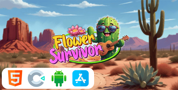 Flower Survivor - HTML5 Construct3 Game - CodeCanyon Item for Sale