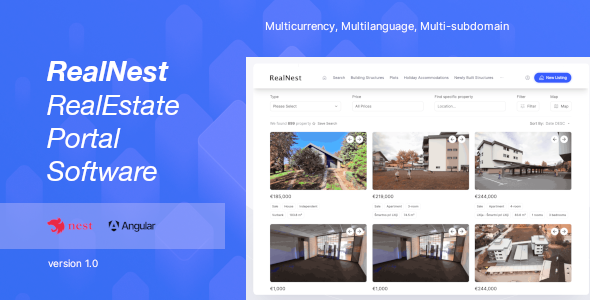 RealNest - RealEstate Portal Software - CodeCanyon Item for Sale