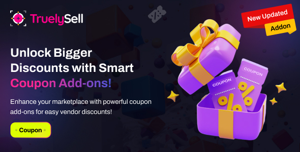TruelySell - Service Marketplace Coupon Addon - CodeCanyon Item for Sale