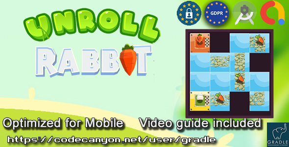 Unroll Rabbit (Admob + GDPR + Android Studio) - CodeCanyon Item for Sale