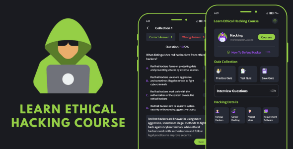 Learn Ethical Hacking Course with AdMob Ads Android - CodeCanyon Item for Sale