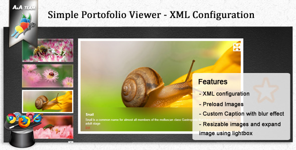 Simple Portofolio Viewer - Javascript XML Gallery - CodeCanyon Item for Sale