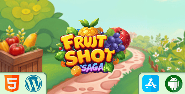 Fruit Shot Saga - HTML5 Construct3 Game - CodeCanyon Item for Sale