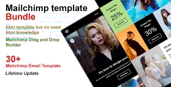 Mailchimp Email Template Bundle - CodeCanyon Item for Sale