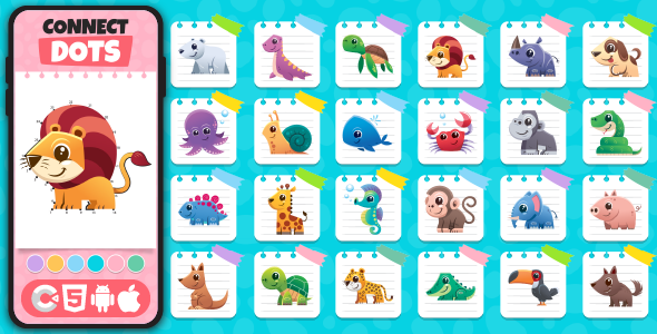 Connect The Dots - HTML5 Game, Construct 3 - CodeCanyon Item for Sale
