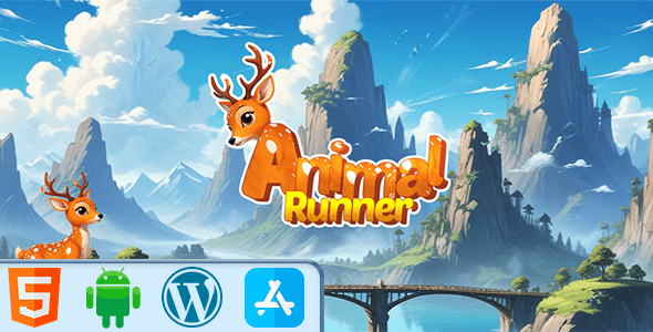 Animal Runner - HTML5 Construct3 Game - CodeCanyon Item for Sale
