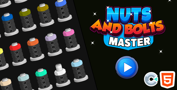 Nuts And Bolts Master - Html5 (Construct3) - CodeCanyon Item for Sale
