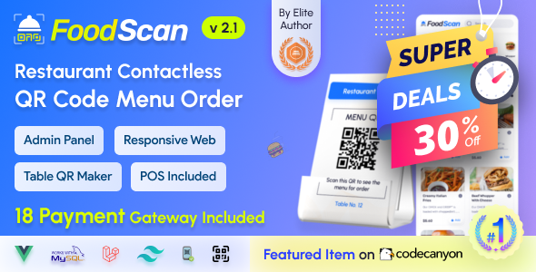 FoodScan - Qr Code Restaurant Menu Maker and Contactless Table Ordering ...