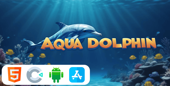 Aqua Dolphin - HTML5 Construct3 Game - CodeCanyon Item for Sale