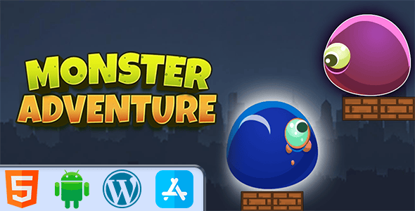 Monster Adventure Game - HTML5 Construct3 Game - CodeCanyon Item for Sale