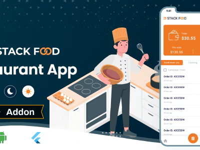 StackFood Multi Restaurant - Food Ordering Restaurant App by sixamtech