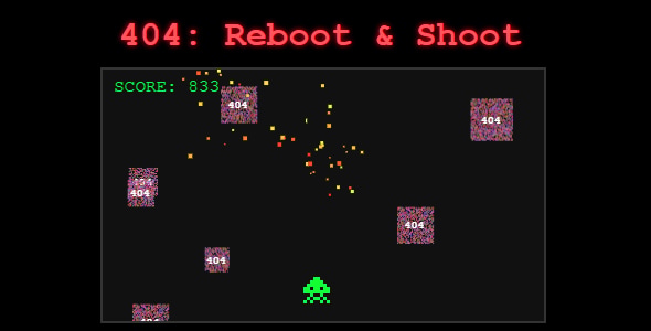 404: Reboot & Shoot - CodeCanyon Item for Sale
