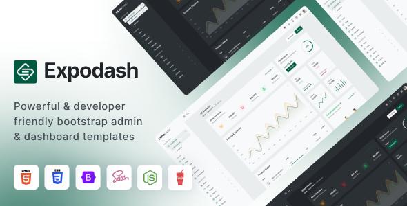 Expodash – Bootstrap 5 Admin Dashboard Template - CodeCanyon Item for Sale